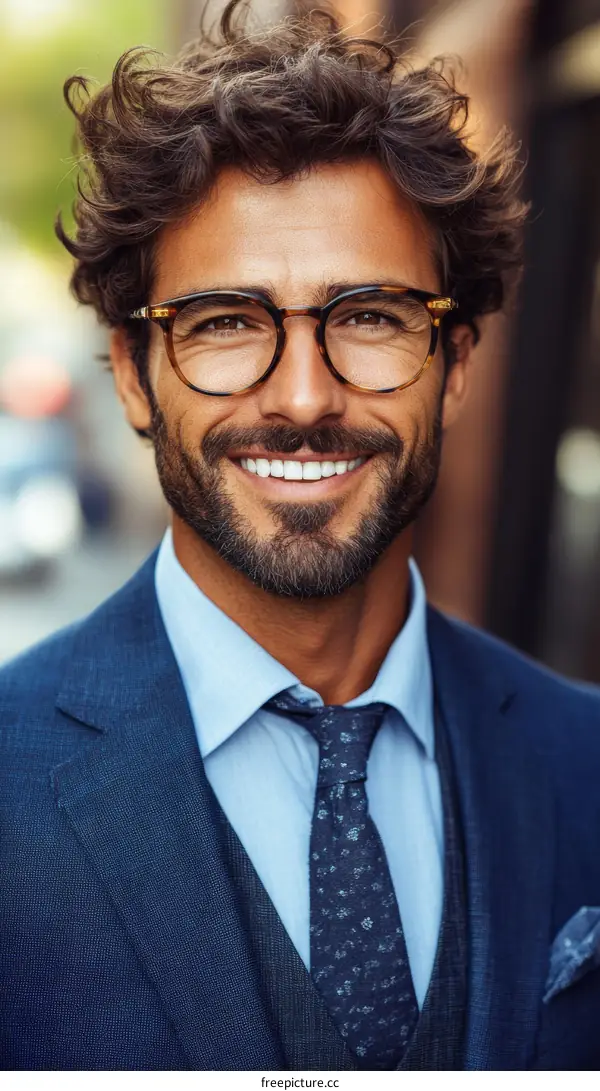 Handsome Man in a Formal Business Suit