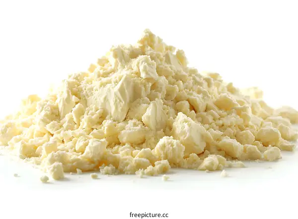 A pile of yellow cornmeal