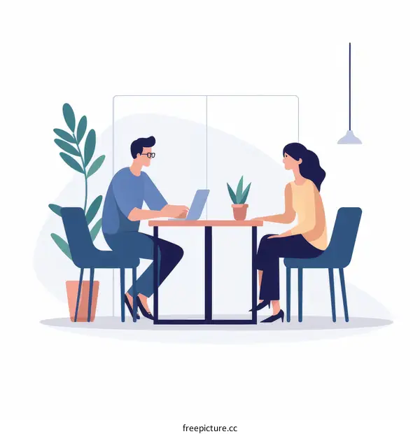 Business Meeting, Interview, and Negotiation Concept