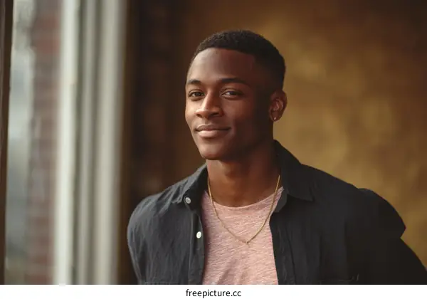 Portrait of a Young African American Man