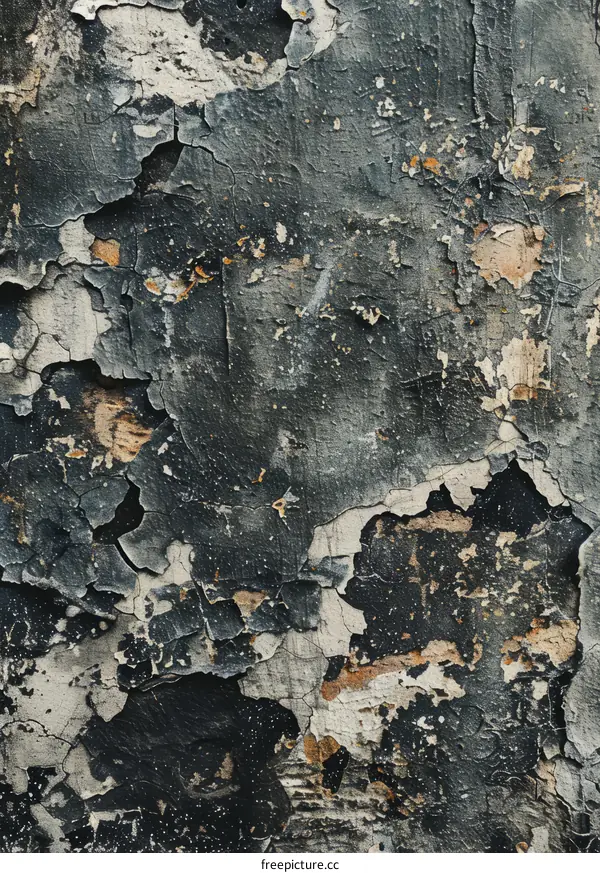 Distressed Dark Gray Paint Texture