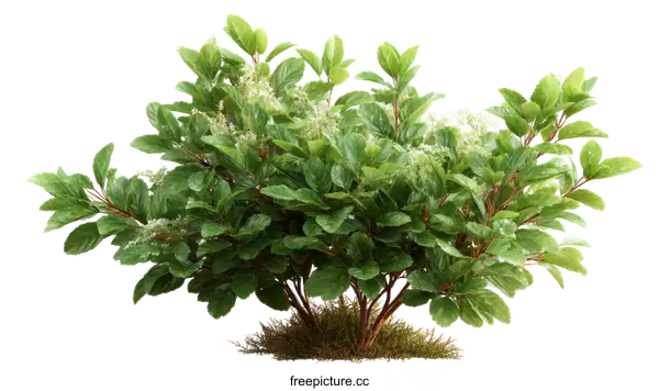 [Transparent Background PNG]Dense Green Bush Illustration for Design
