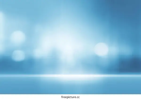 Abstract Light Blue Background with Soft Focus