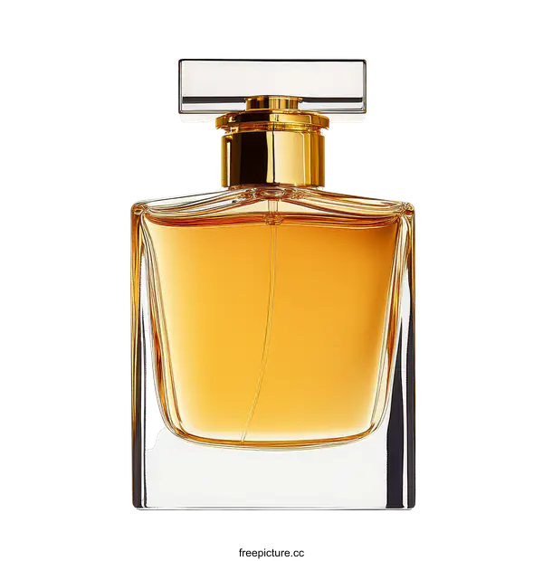 [Transparent Background PNG]Elegant Perfume Bottle Design Close Up