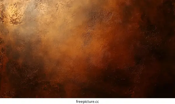 Rustic Copper Textured Background