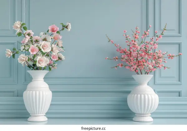 Elegant Floral Arrangement in a Classic Vase
