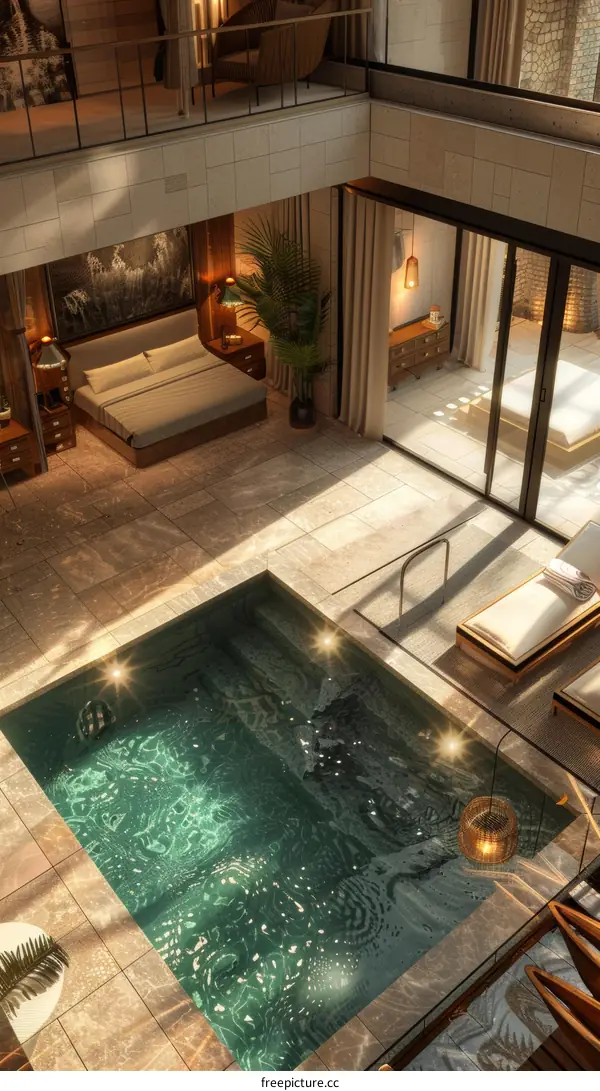 Luxury Indoor Swimming Pool Haven