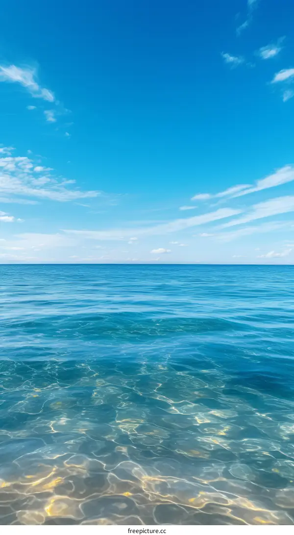 Azure Sea and Cloudscape