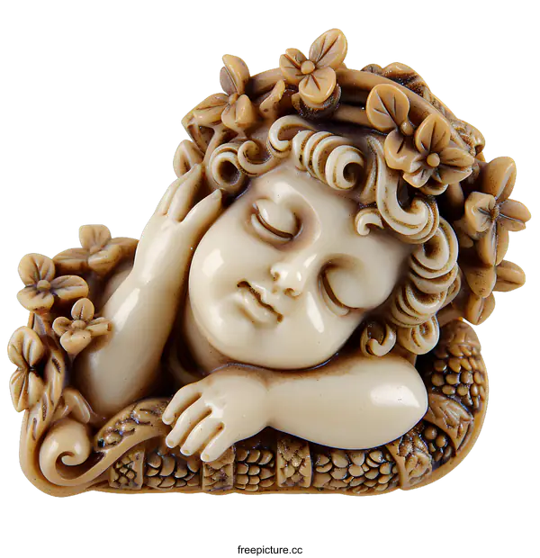 [Transparent Background PNG]A sleeping cherub