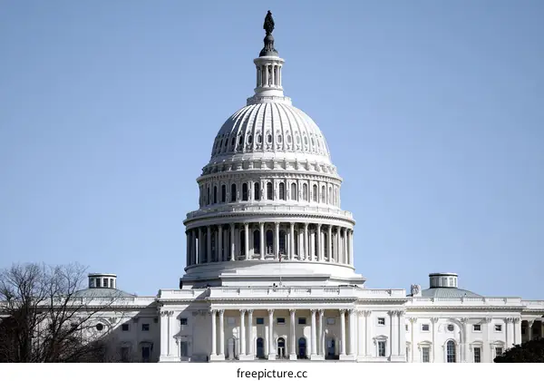 United States Capitol Building Exterior View
