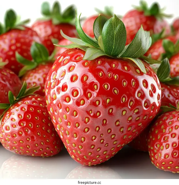 Close Up of Fresh Strawberries