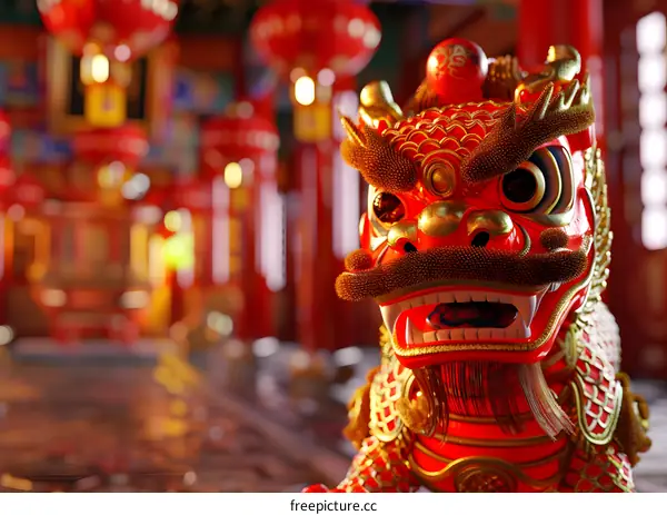 Lion dance to celebrate Lantern Festival