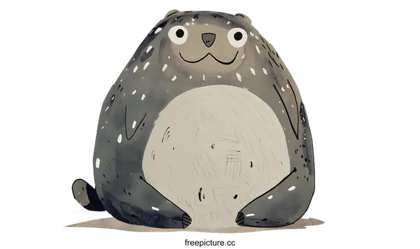 [Transparent Background PNG]Cute Watercolor Bear Illustration