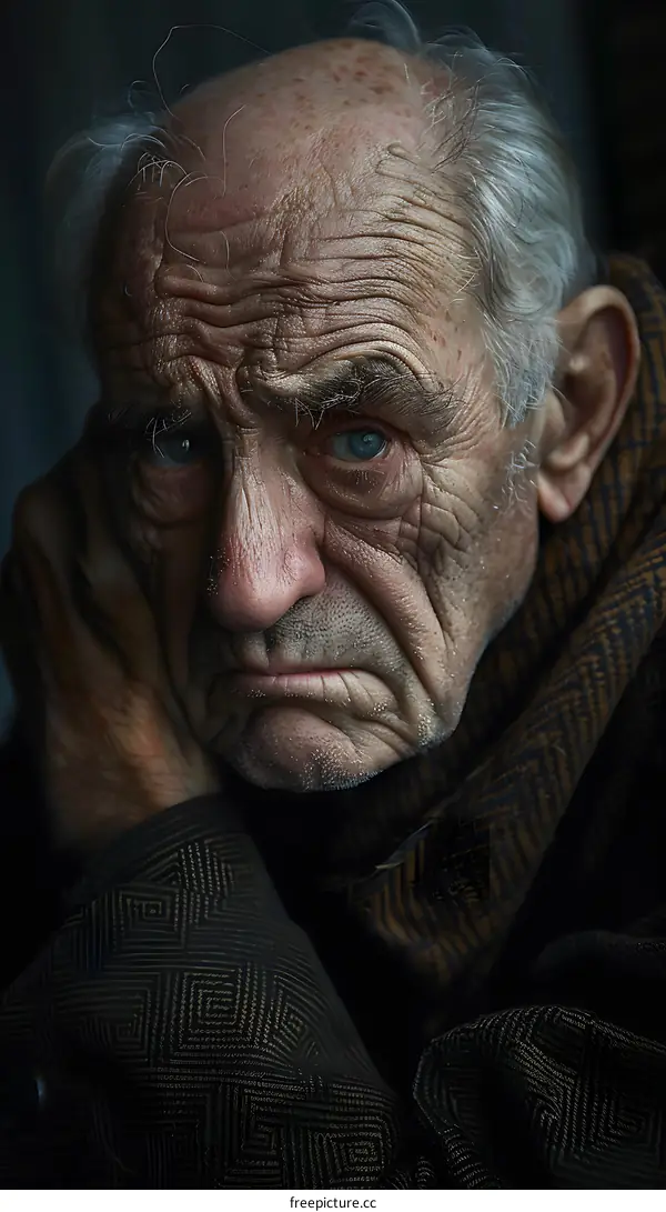 Portrait of an old man