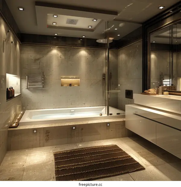 Modern Luxurious Bathroom Interior Design