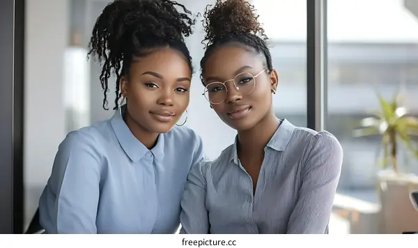 Two African American Women in a Professional Setting