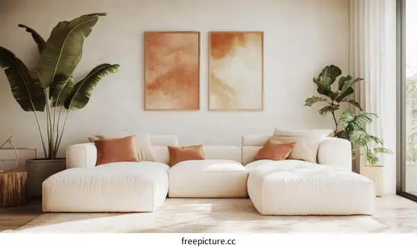 Modern Minimalist Living Room Interior Design