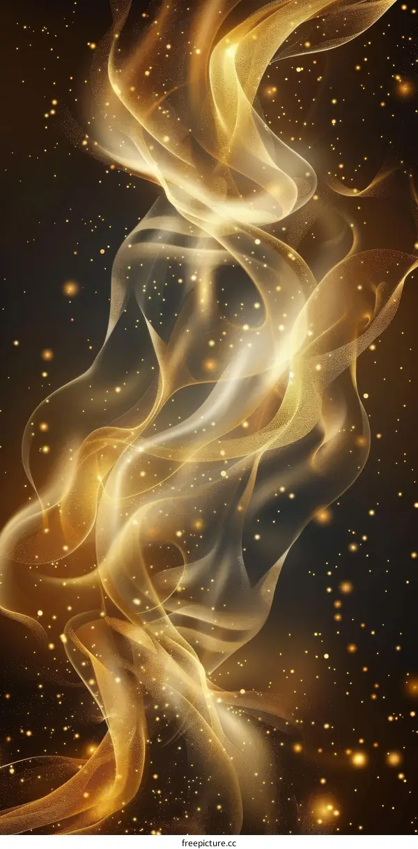 Golden Twirls of Energy and Passion