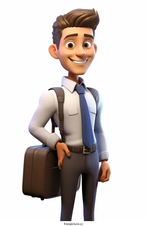 Businessman Holding a Briefcase