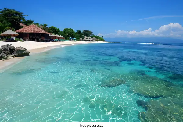 Tropical Beach With Crystal Clear Water