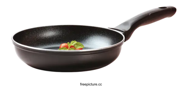 [Transparent Background PNG]Modern Black Non-Stick Frying Pan