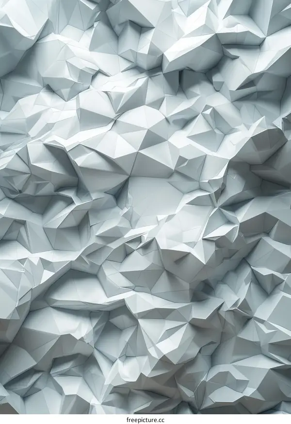 Abstract 3D Geometric Shapes Illustration