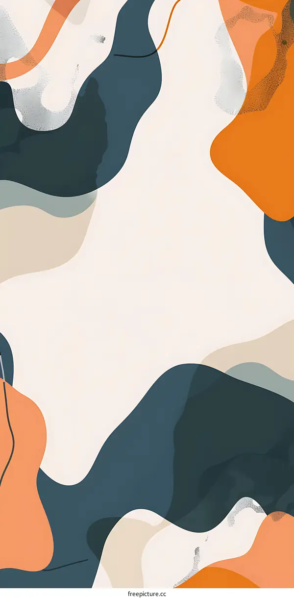 Abstract Background With Shapes