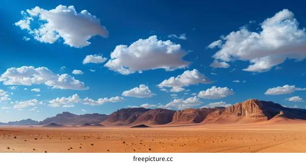 Towering Rock Formations in a Majestic Desert Landscape