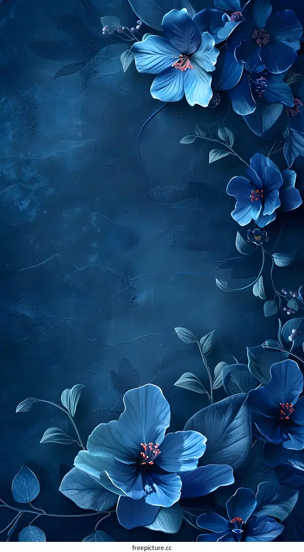 Blue flowers