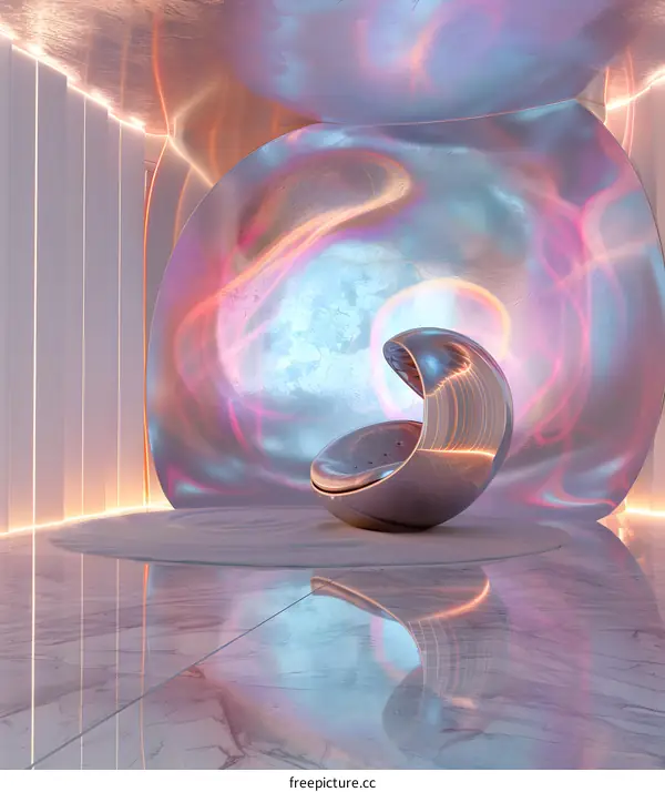 Futuristic Sci-Fi Room with Exquisite Ambiance