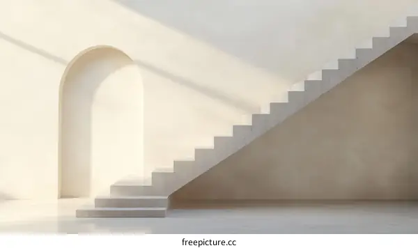 Modern Minimalist Interior Staircase Design