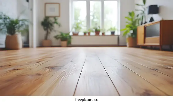 Wooden Flooring in a Modern Living Room