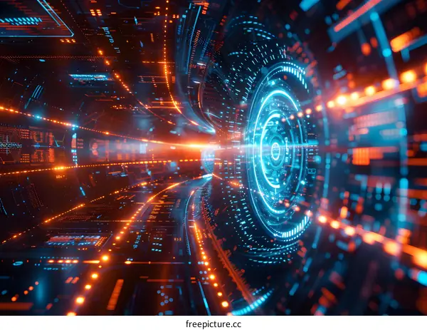 futuristic technology background