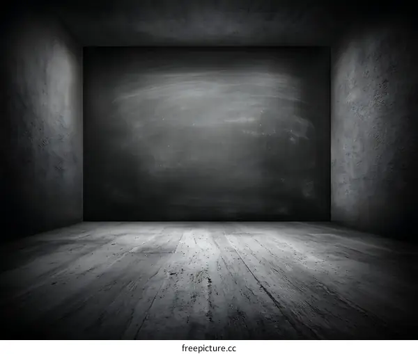 Dark Empty Room Interior Design