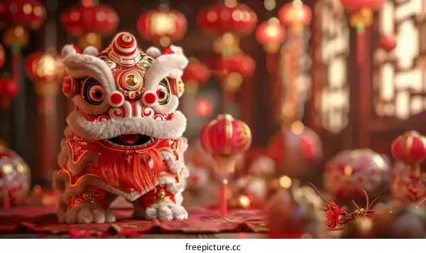 Lion Dance: A Traditional Lion Dance Performance