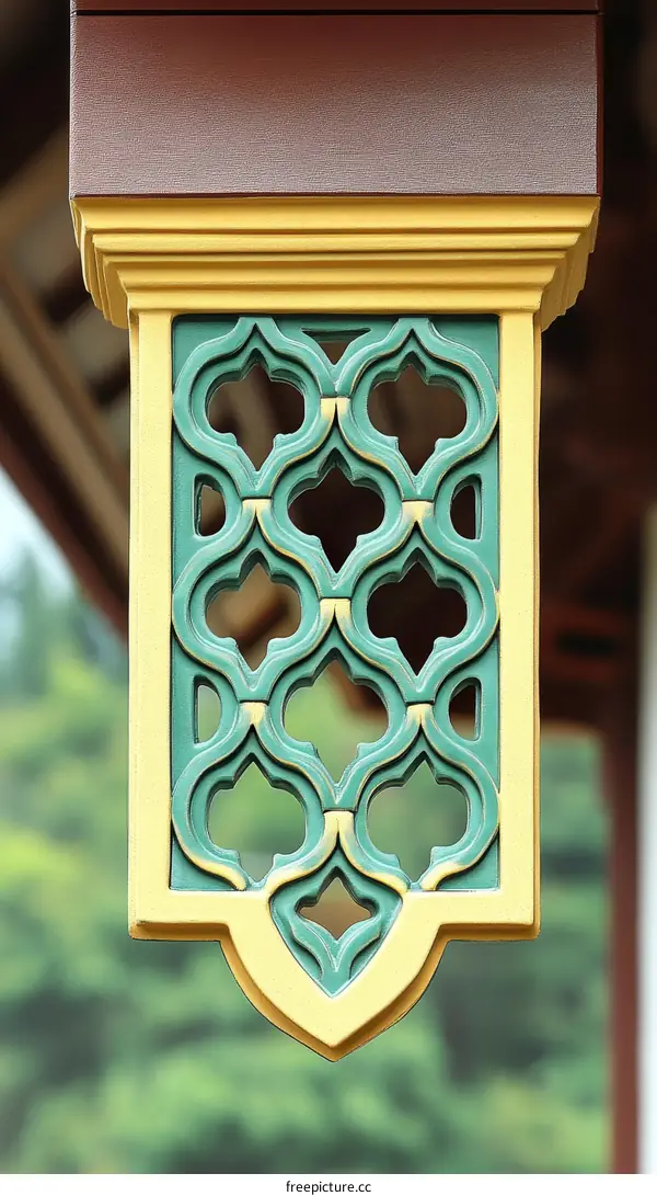 Ornate Architectural Detail with Intricate Design