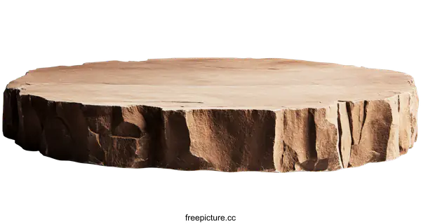 [Transparent Background PNG]Natural Stone Disc Table Top Display