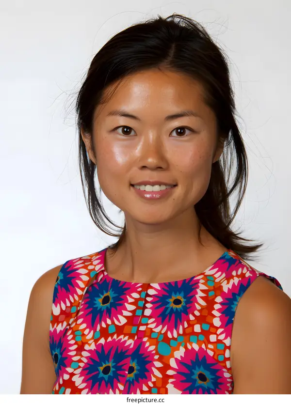 Portrait of a young Asian woman