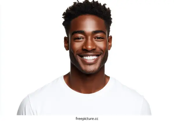 Smiling African American Man Portrait