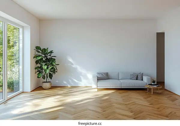 Modern Minimalist Living Room Interior Design