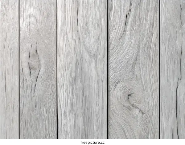 Light Gray Wood Plank Texture Background