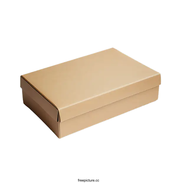 [Transparent Background PNG]Brown Cardboard Box Isolated On transparent background
