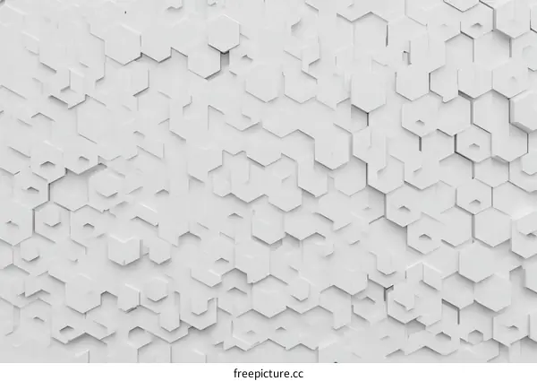 Abstract Geometric Hexagon Pattern Design