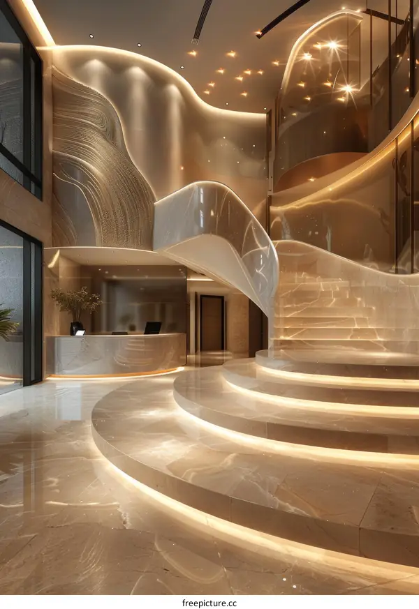 Luxury Modern Interior Design Lobby