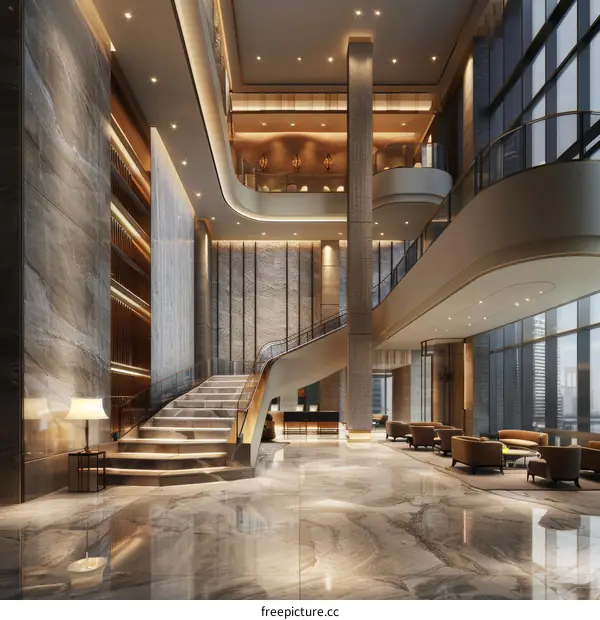 Modern Hotel Lobby Interior Design