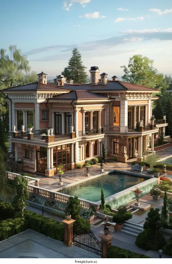 Luxurious Modern Villa with Pool and Garden Oasis