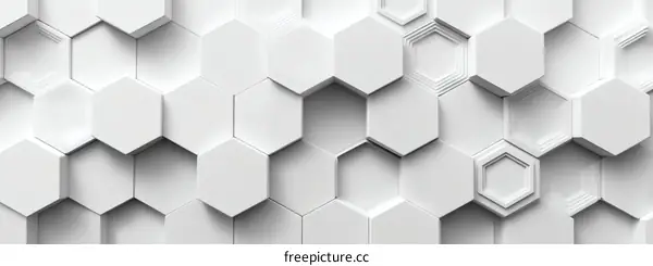 Abstract Geometric Hexagon Pattern Background
