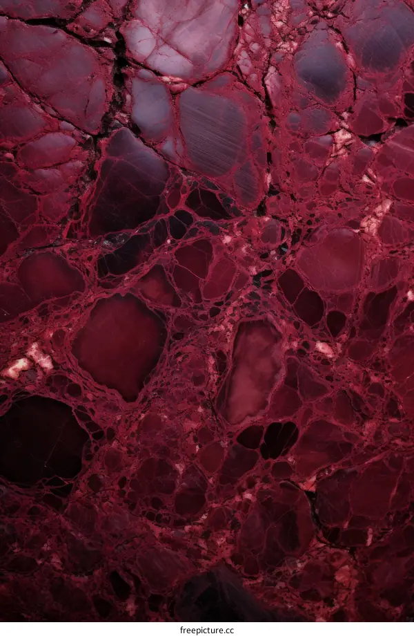Red marble texture background
