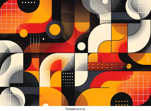 Colorful geometric shapes