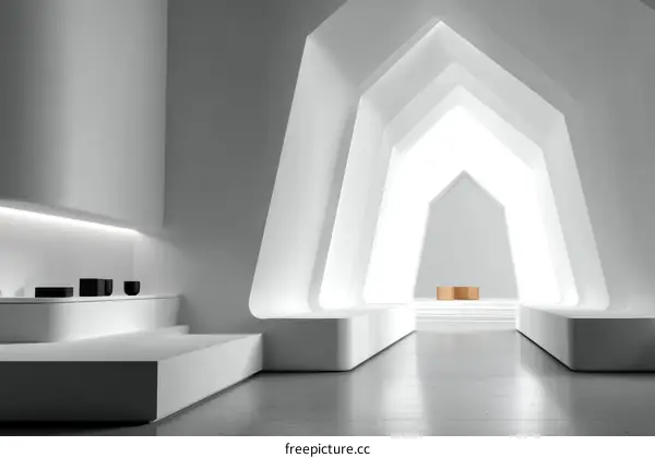 Abstract Modern Architectural Interior Design